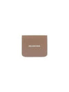 Logo Coin Pocket Flap Half Wallet Brown - BALENCIAGA - BALAAN 2