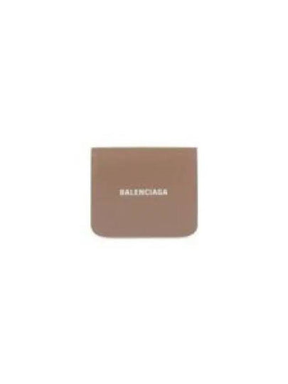 Logo Coin Pocket Flap Half Wallet Brown - BALENCIAGA - BALAAN 2