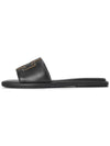 Double T Slide Slippers Black - TORY BURCH - BALAAN 5