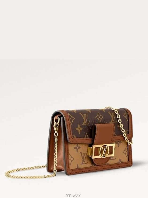 Dauphine Chain Cross Bag Brown - LOUIS VUITTON - BALAAN 3