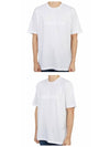 Men's Logo Short Sleeve T-Shirt White - STONE ISLAND - BALAAN 5