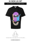 Mask On Paint Short Sleeve T-Shirt Black - IH NOM UH NIT - BALAAN 3