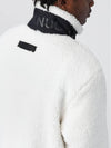 Men's Sagrek Shearling Fleece Zip-Up Jacket Ivory - MOOSE KNUCKLES - BALAAN 6