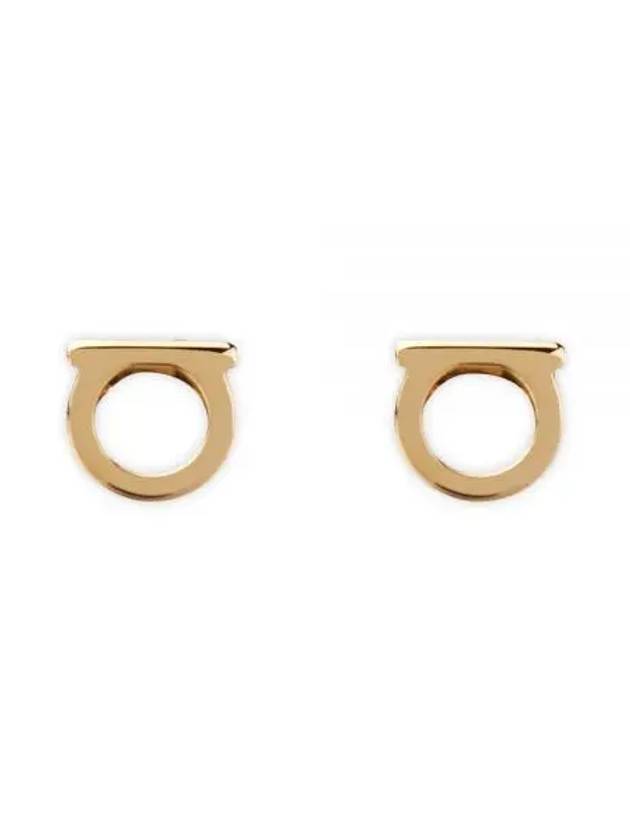 Gancini Small Earrings Gold - SALVATORE FERRAGAMO - BALAAN 2