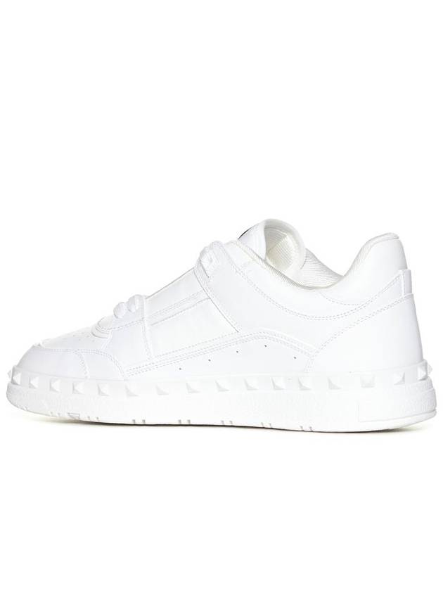 Free Dot Calfskin Low Top Sneakers White - VALENTINO - BALAAN 4