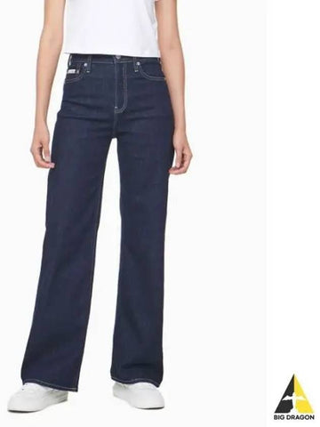 JEANS Women s Wide Fit Rinse Denim J224926 1AP - CALVIN KLEIN - BALAAN 1