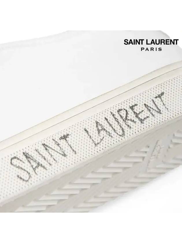 Men's Malibu Low Top Sneakers White - SAINT LAURENT - BALAAN 7