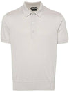 Fine Knit Polo Shirt KPS004YMC005S23 - TOM FORD - BALAAN 1