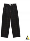 Full Cut Overdyed Big Lumbercheck PrintJeans Black - OUR LEGACY - BALAAN 2