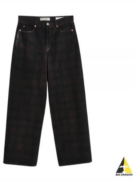 Full Cut Overdyed Big Lumbercheck PrintJeans Black - OUR LEGACY - BALAAN 2