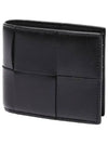 Intrecciato Half Wallet Black - BOTTEGA VENETA - BALAAN 2