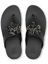 Lottie Corsage Toe Post Flip Flop Black - FITFLOP - BALAAN 3