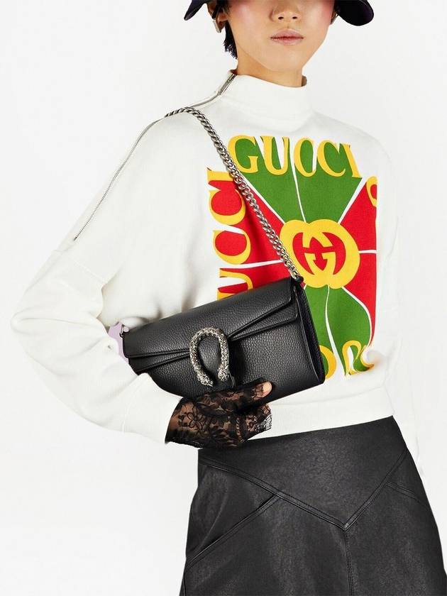 Dionysus Small Leather Shoulder Bag Black - GUCCI - BALAAN 5