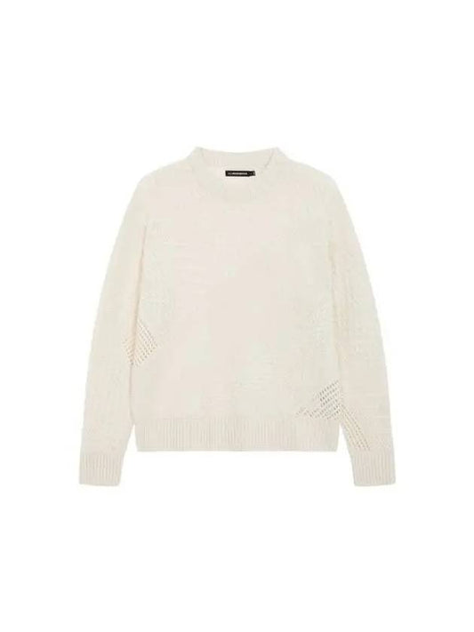 Men Collection Savio Cable Mock Neck Knit Ivory 270997 - J.LINDEBERG - BALAAN 1