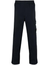 Logo Patch Cargo Track Pants Navy - STONE ISLAND - BALAAN 1