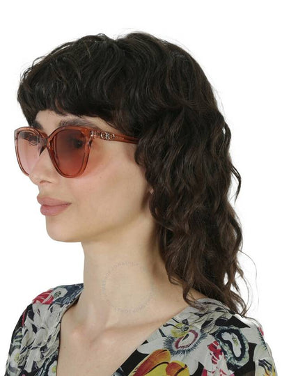 Salvatore Ferragamo Pink Gradient Cat Eye Ladies Sunglasses SF1056S 838 57 - SALVATORE FERRAGAMO - BALAAN 2