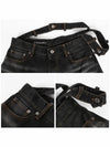 JEAN48 S25 D15 WHISKER BLK double waist jeans - Y/PROJECT - BALAAN 5