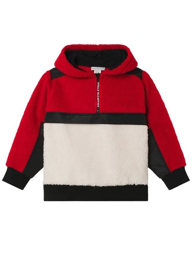 Kids Color Block Half Zip Up 8R4R80 Z0506 409 - STELLA MCCARTNEY - BALAAN 1