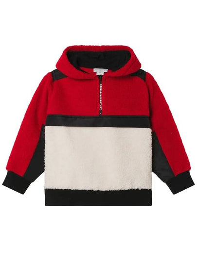 Kids Color Block Half Zip Up 8R4R80 Z0506 409 - STELLA MCCARTNEY - BALAAN 2