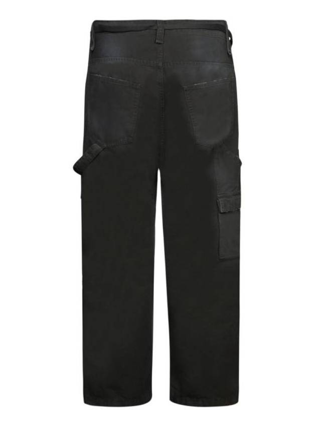 Cropped Cargo Straight Pants Black - BALENCIAGA - BALAAN 3