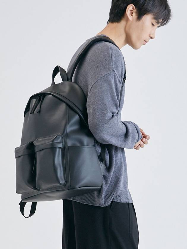 Lomita HQ Leather Laptop Backpack Black - NATIONAL PUBLICITY - BALAAN 4