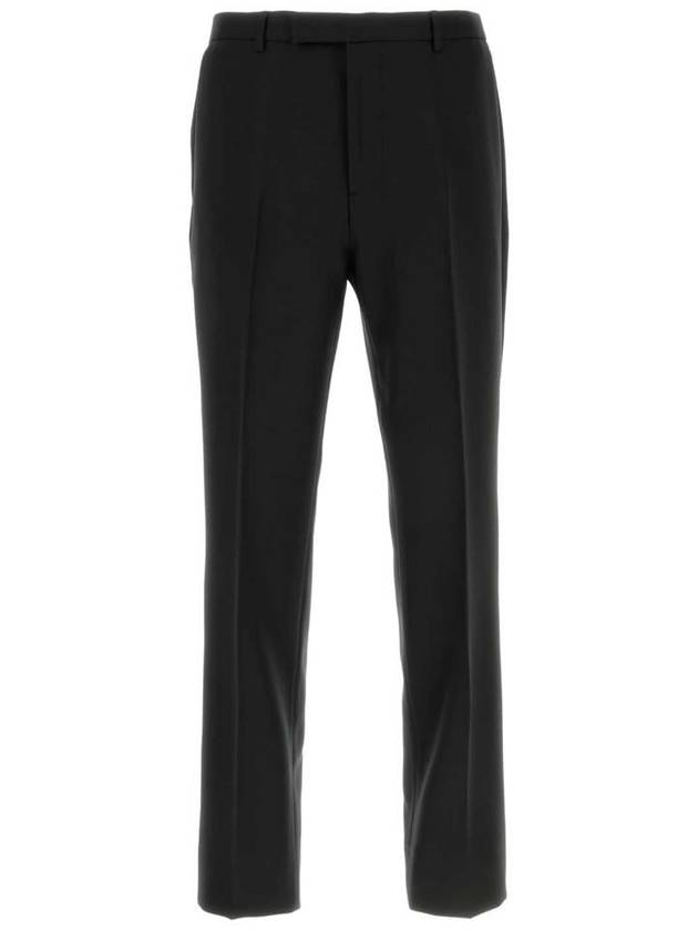 Twill straight pants black - GUCCI - BALAAN 2