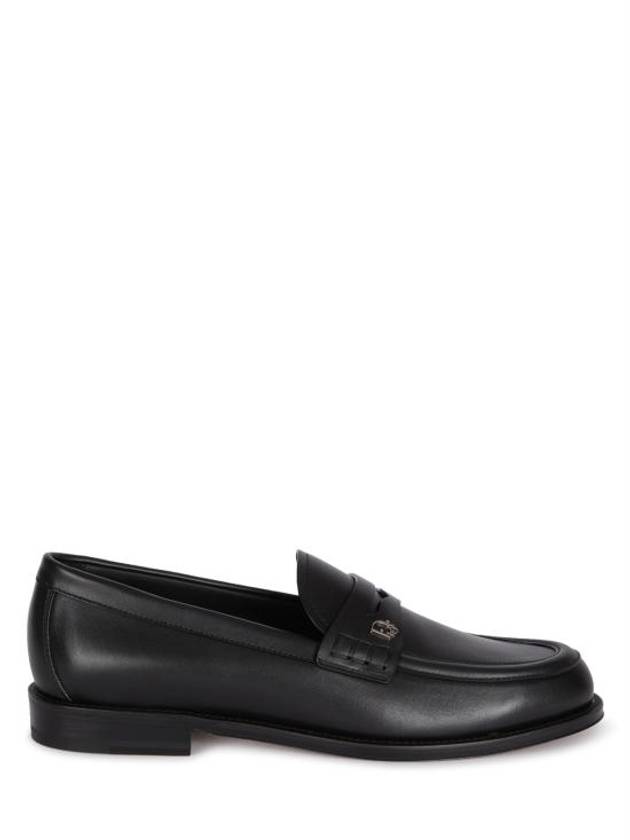 Granville Oblique Leather Loafer Black - DIOR - BALAAN 2