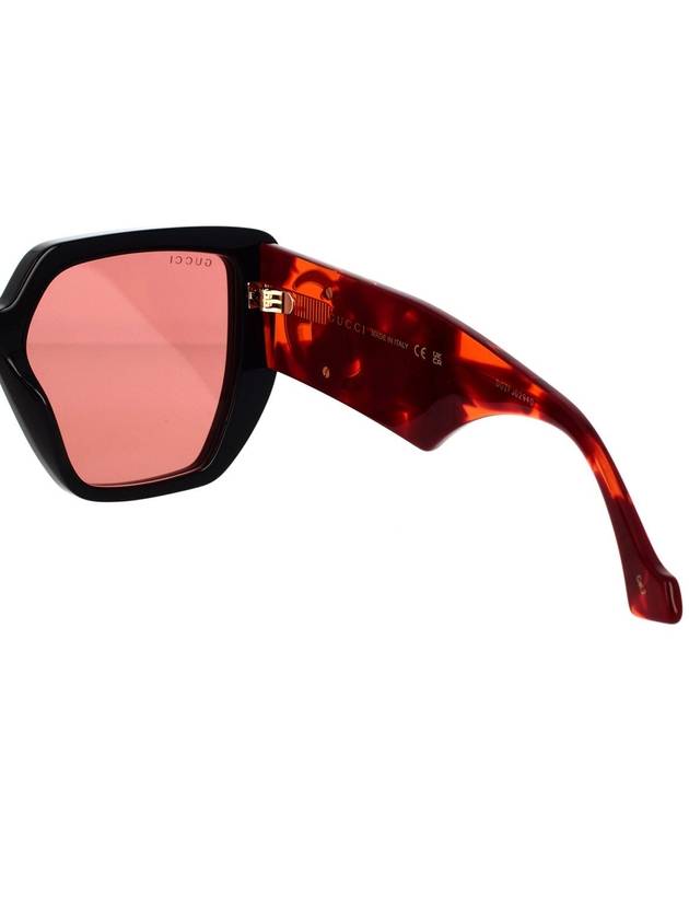 logo decorated oversized sunglasses GG0956S009 - GUCCI - BALAAN 5