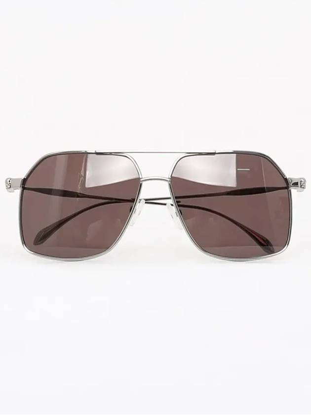 Eyewear Skull Angle Caravan Sunglasses Smoke - ALEXANDER MCQUEEN - BALAAN 3