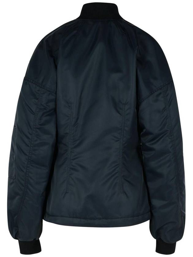 Sportmax 'Zebu' Black Nylon Bomber Jacket - MAX MARA SPORTMAX - BALAAN 3