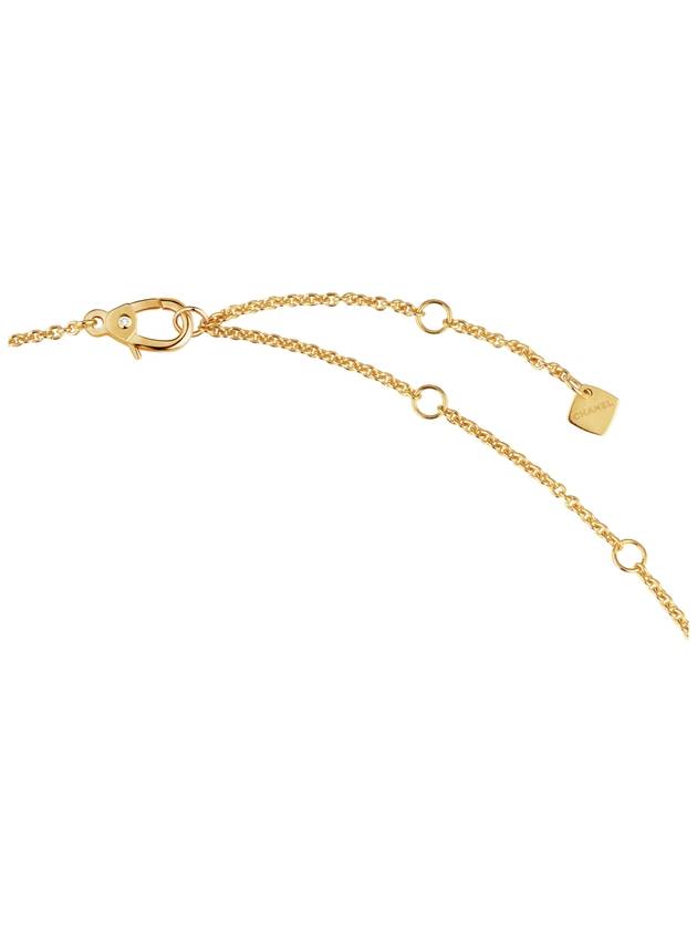 18K Coco Crush Diamond Necklace Yellow Gold - CHANEL - BALAAN 5