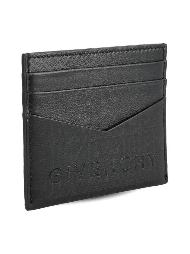 4G Nylon Card Wallet Black - GIVENCHY - BALAAN 4