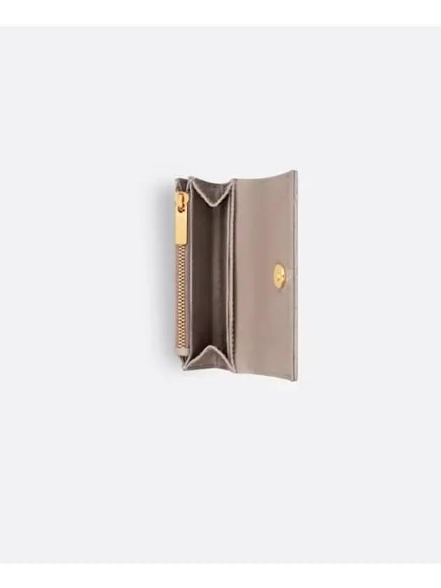 Caro XS Supple Cannage Calfskin Card Wallet Warm Taupe - DIOR - BALAAN 4