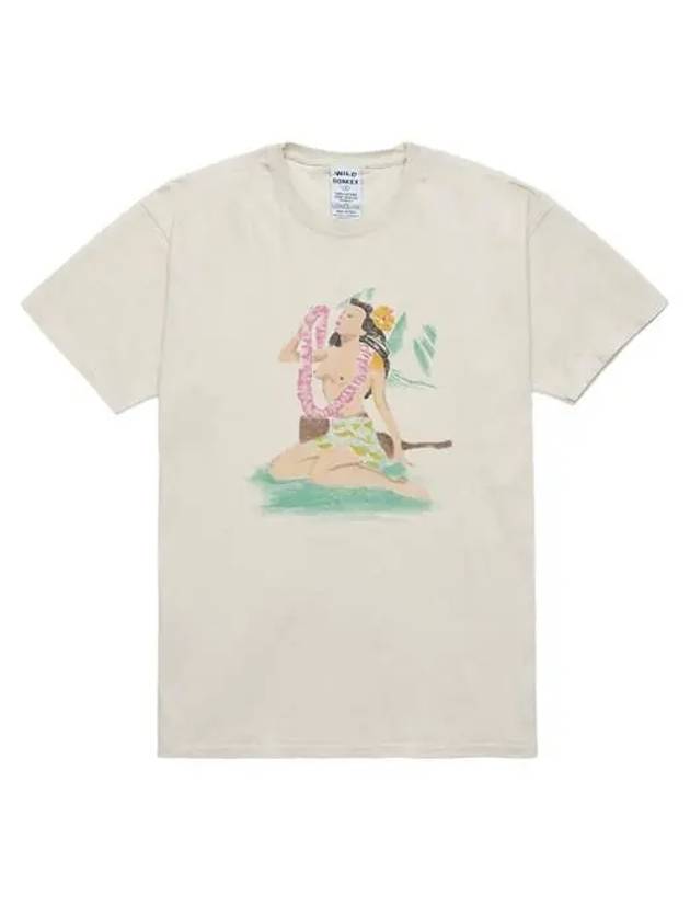 Hawaiian short sleeve t shirt natural - WILD DONKEY - BALAAN 2