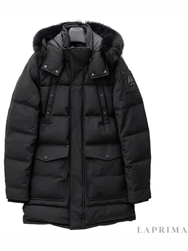 Onyx Big Ridge Parka Black Fox Fur Black - MOOSE KNUCKLES - BALAAN 4