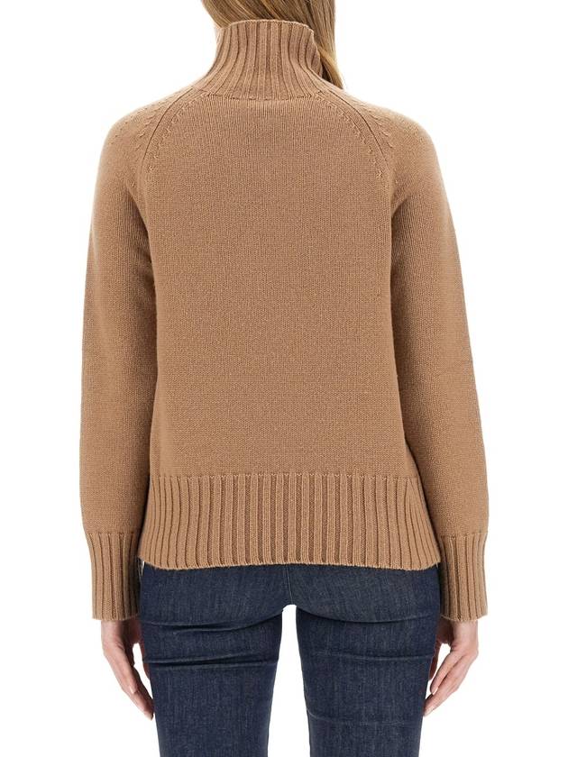 Mantova Wool Knit Top Sweater Camel - S MAX MARA - BALAAN 4