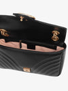 GG Marmont Matelasse Small Shoulder Bag Black - GUCCI - BALAAN 6