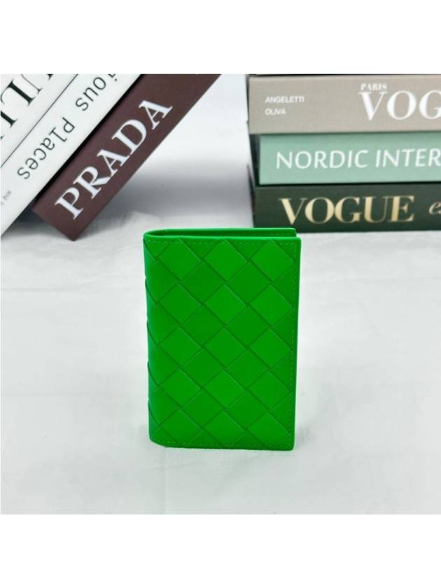 Intrecciato Card Wallet Green - BOTTEGA VENETA - BALAAN 7