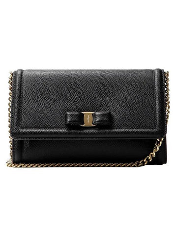 Salvatore Vara mini bag black - SALVATORE FERRAGAMO - BALAAN.