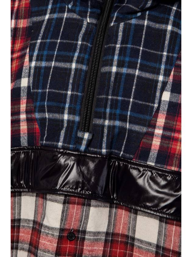 PATCHWORK CHECK ANORAK jacket - DSQUARED2 - BALAAN 6