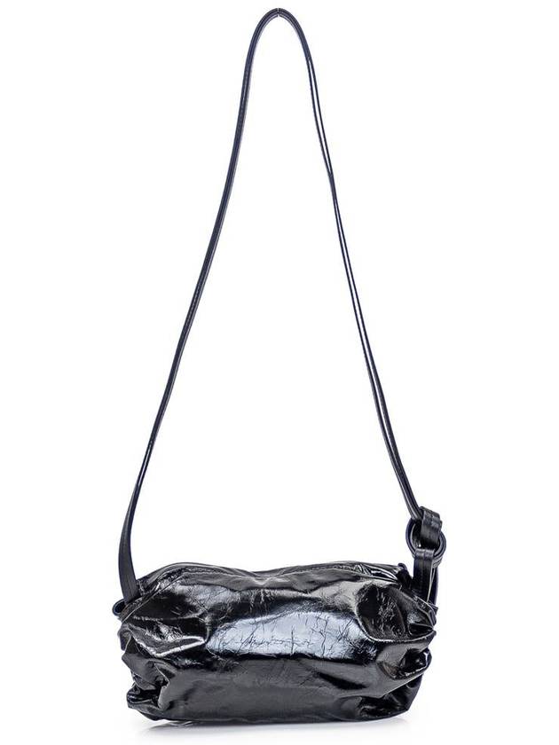 Cushion Leather Shoulder Bag Black - JIL SANDER - BALAAN 4