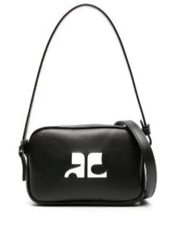 Courr ges 124GSA092CR0027 Logo Applique Shoulder Bag 1290096 - COURREGES - BALAAN 1