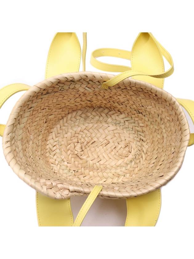 Sense Small Raffia Tote Bag Beige Yellow - CHLOE - BALAAN 7