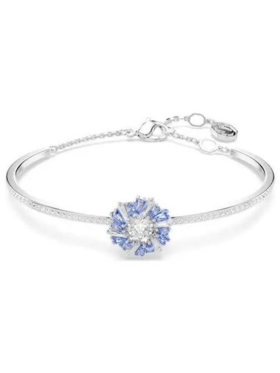 Idyllia Bangle Flower Bracelet Blue - SWAROVSKI - BALAAN 2