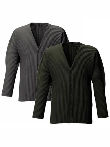 Homme Plissé Monthly Cardigan JL602 - ISSEY MIYAKE - BALAAN 1