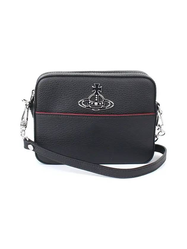 leather camera cross bag black - VIVIENNE WESTWOOD - BALAAN.