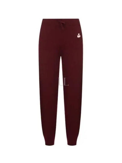 Kira Logo Track Pants Dark Red - ISABEL MARANT - BALAAN 2