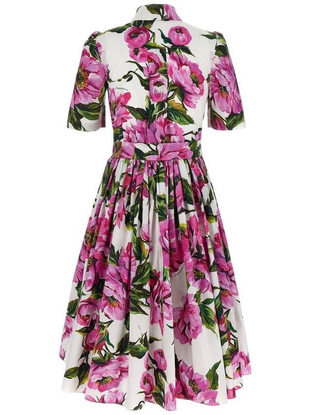 Dolce & Gabbana Longuette Floral Dress - DOLCE&GABBANA - BALAAN 2