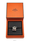 Kelly Amulet Silver Ring L820840 - HERMES - BALAAN 6