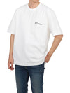 Module Logo Cotton Short Sleeve T-Shirt White - STUDIO NICHOLSON - BALAAN 5